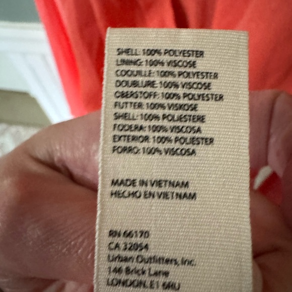 Free People NWT Simone Dress Polyester in Color Lipgloss - Picture 9 of 9